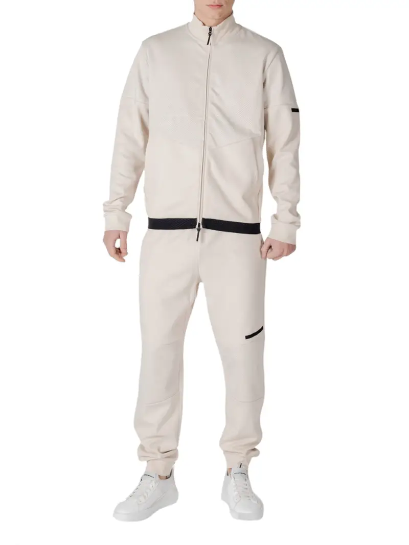 tuta sportiva ea7 da uomo - avorio