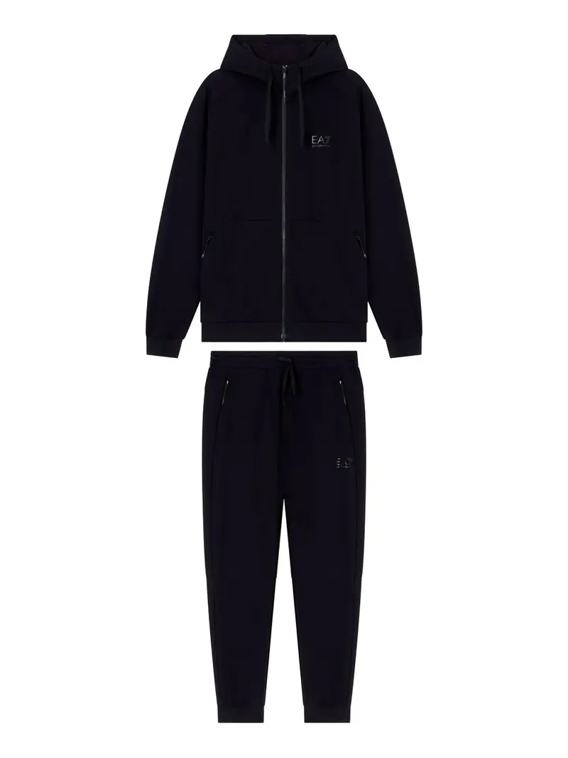 tuta sportiva ea7 da uomo - nero