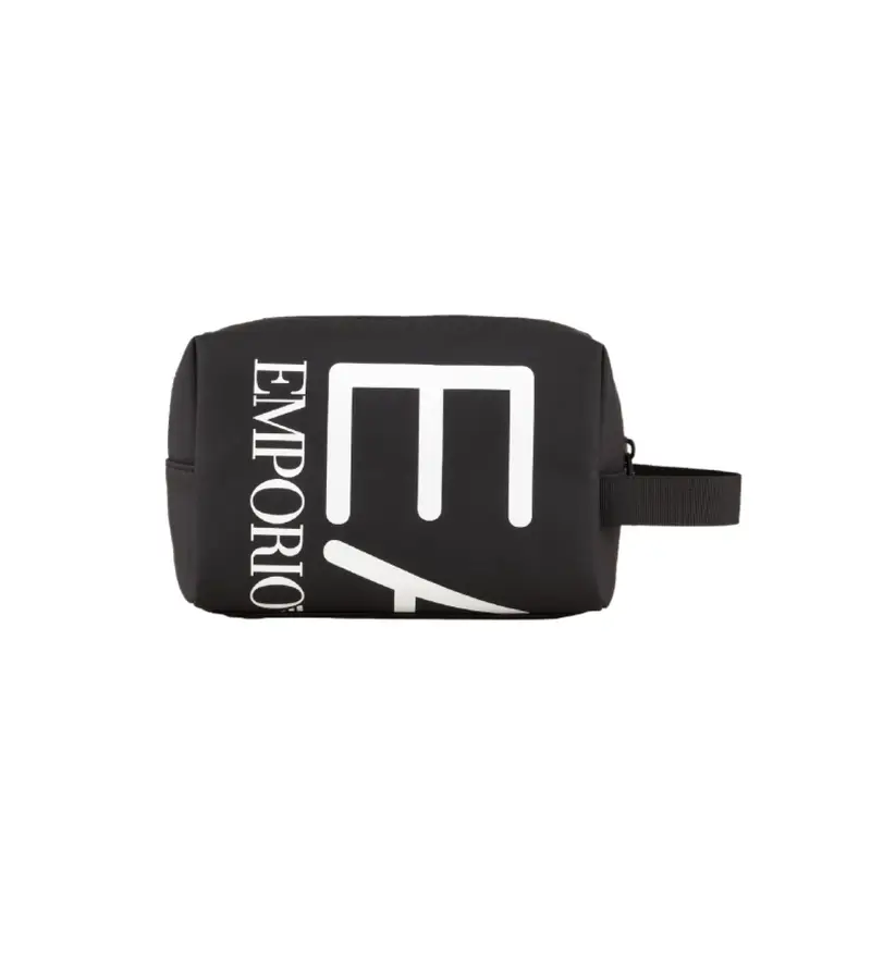 unisex 245076_3R910 Borsa da toilette di bellezza nera (OSFA), Nero, Casual, Poliestere