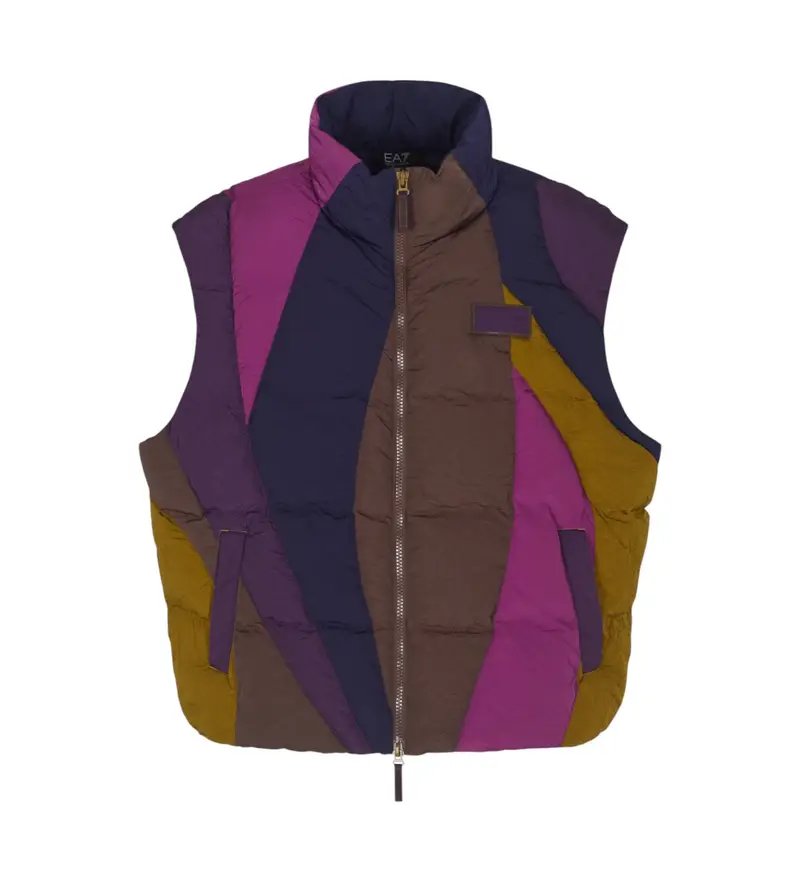 unisex 7X000158_AF18493 Gilet imbottito Train 7 0 multicolore (XS), Casual, Poliamide
