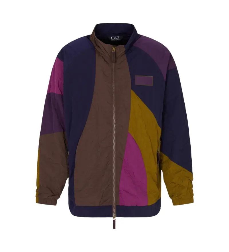 unisex 7X000159_AF18493 Giacca multicolore patchwork Train 7 0 (XS), Casual, Poliamide