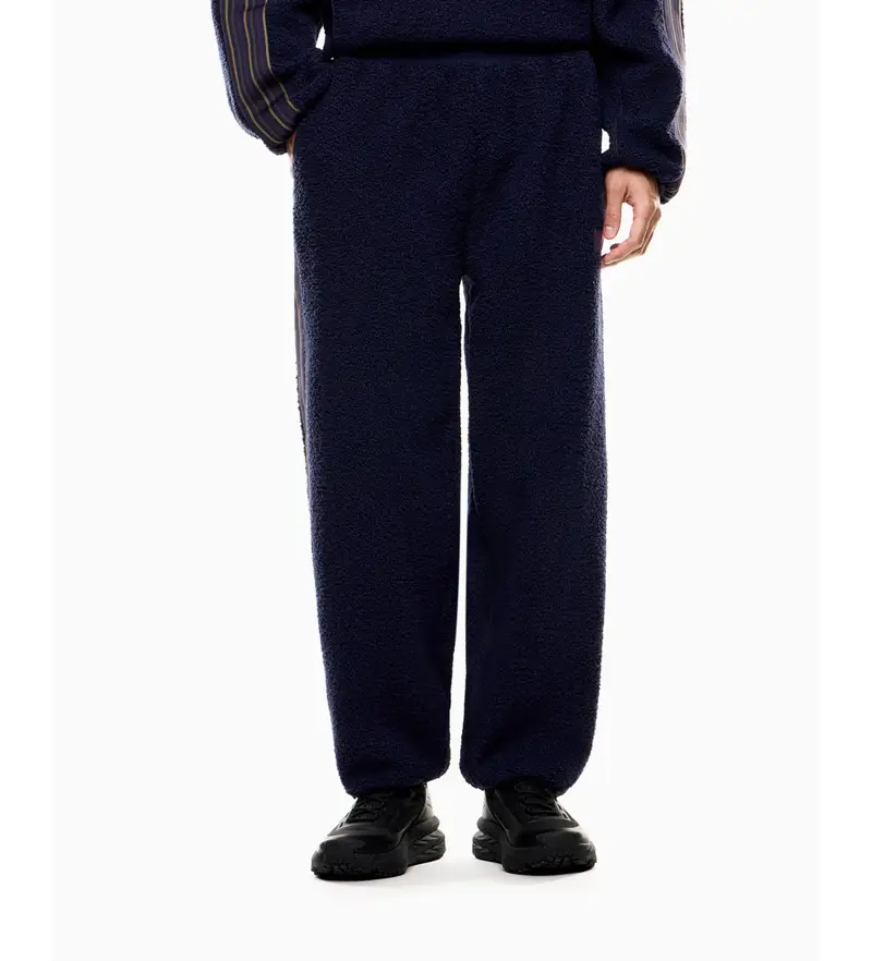 unisex 7X000212_AF18559 Pantaloni 7 0 in tessuto effetto peluche marino (XS), Casual, Poliestere, Navy