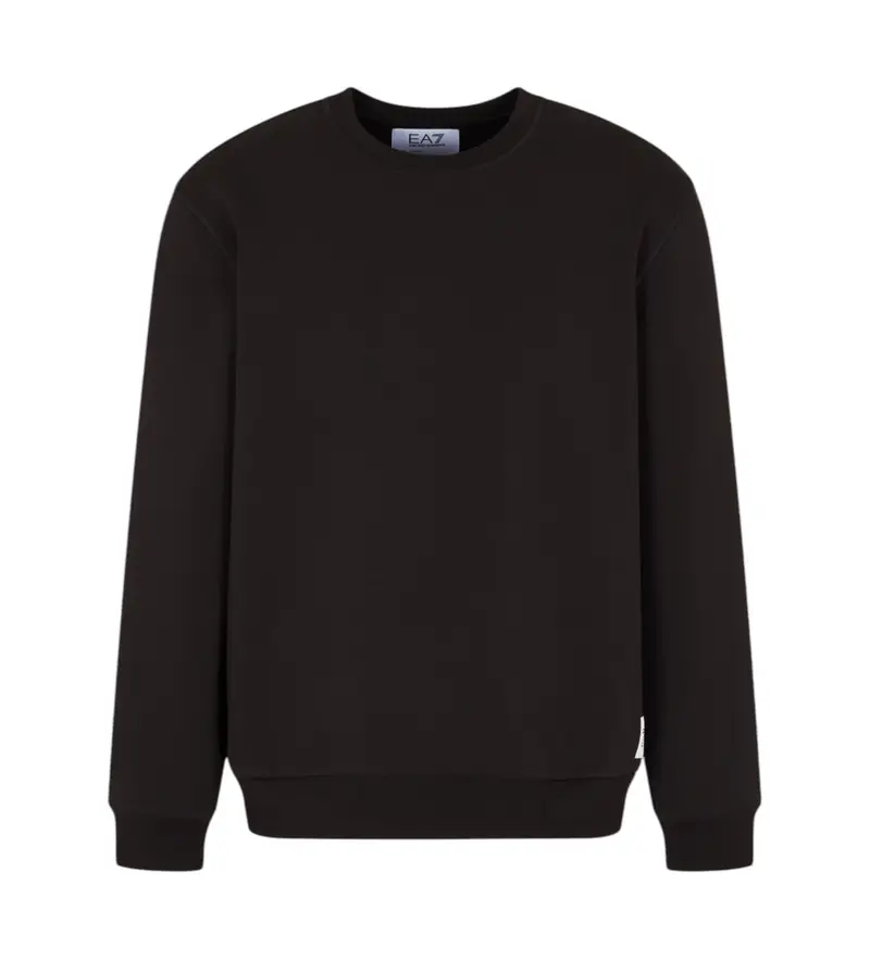 unisex 7X000248_AF12116 Felpa Train 7 Cuore nera (XS), Nero, Casual, Cotone