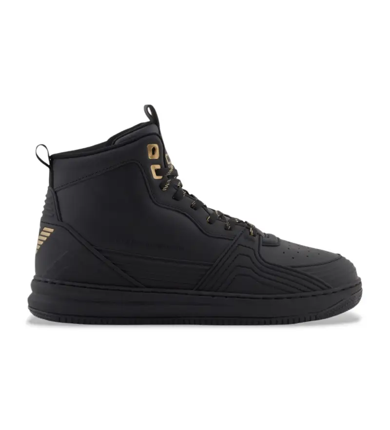 unisex 7X000298_AF18440 Sneakers nere Slasher High (36 3), Nero, Basso, Stringhe, Casual Pelle