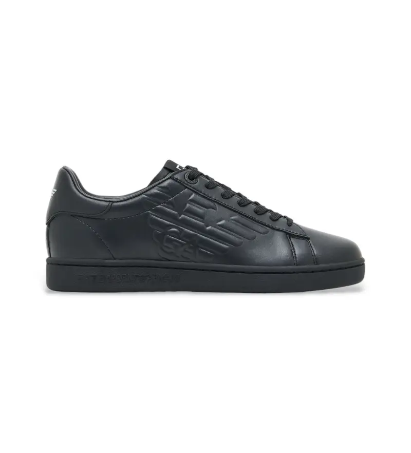 unisex. 7X000331_AF10848 Classiche sneakers nere CC (50 3), Pelle, Nero, Basso, Stringhe, Casual