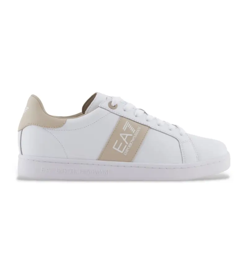 unisex. 7X000332_AF10848 Classiche sneakers in pelle bianca (36), Bianco, Basso, Stringhe, Casual