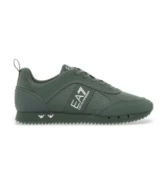 unisex 7X000337_AF18613 Sneakers nere e bianche verde carbone (40), Basso, Stringhe, Sportivo