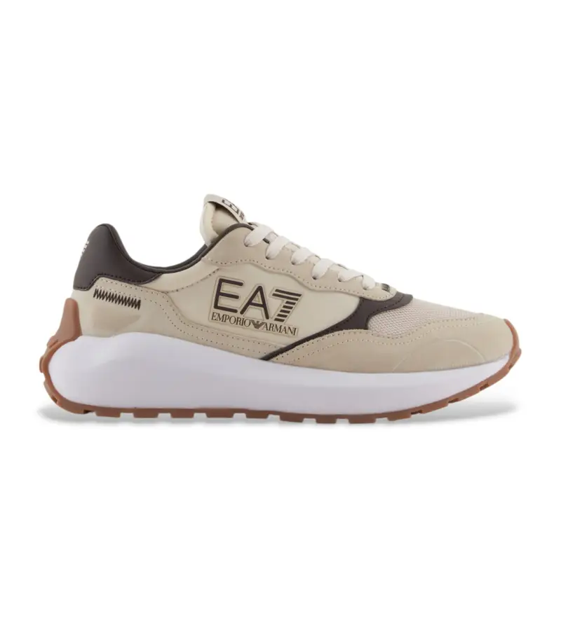 unisex 7X000341_AF18616 Sneakers beige Wader (37 3), a 5cm, Stringhe, Casual