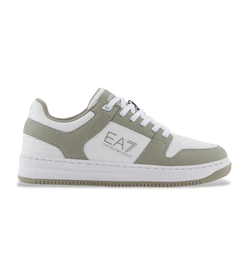 unisex 7X000345_AF11988 Sneakers Slasher bianche e verdi (44), Bianco, Basso, Stringhe, Casual Pelle