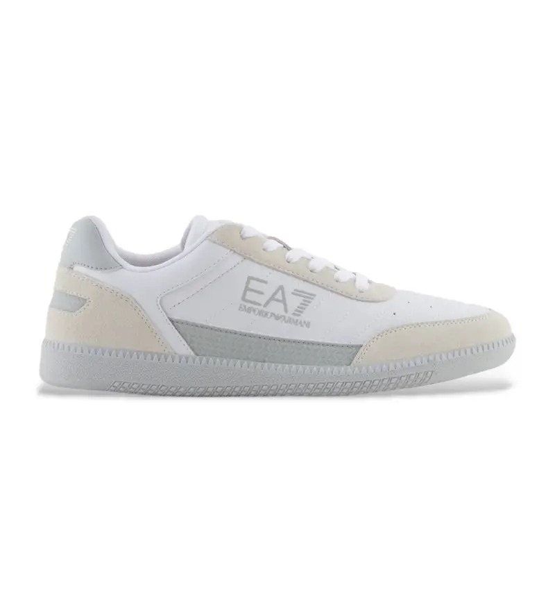 unisex. 7X000406_AF19827 Sneakers in pelle bianca Heritage (35 3), Bianco, Basso, Stringhe, Casual