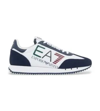 unisex 7X000541_AF18609 Sneakers bianche vintage (44), Bianco, Tessuto, Basso, Stringhe, Casual Pelle