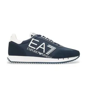 unisex 7X000541_AF18609 Sneakers vintage blu navy (44), Stringhe, Casual