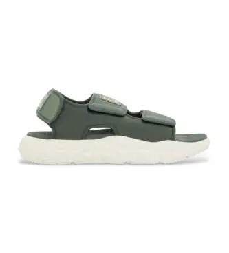 unisex 7X000667_AF23654 Sandali Kombat Green Water Sports (34), Basso, Velcro, Casual, Verde