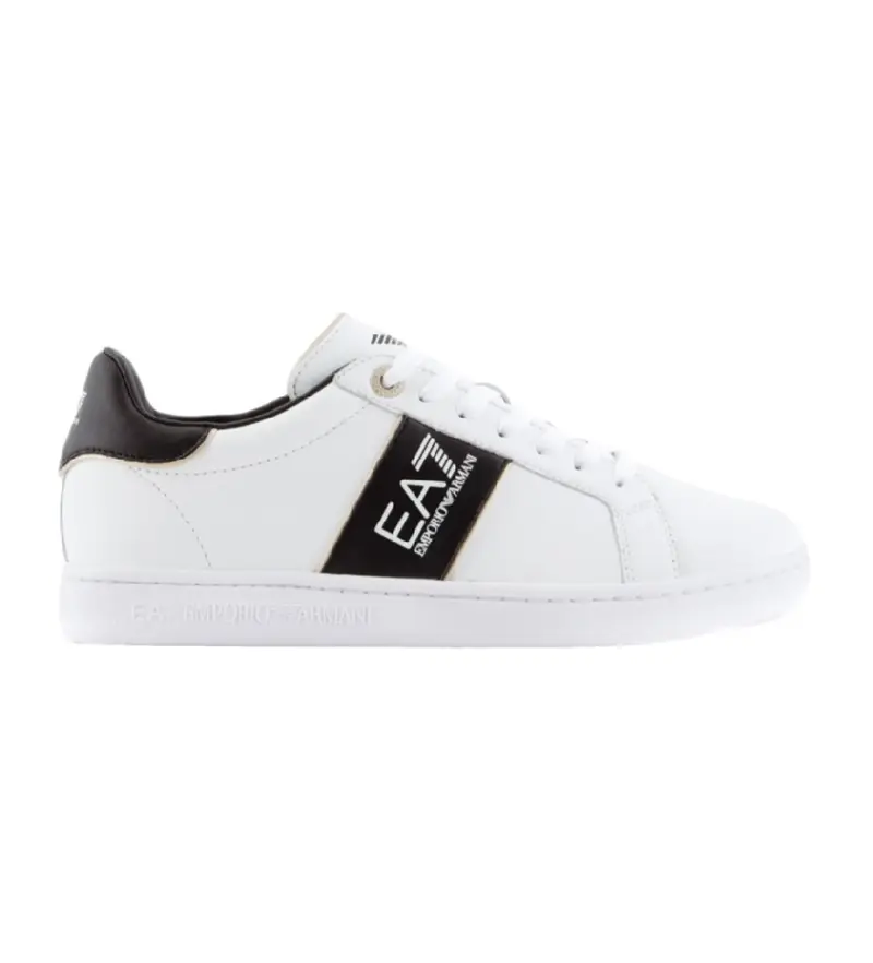 unisex. X8X102_XK346 Classiche sneakers in pelle bianca (44), Bianco, Basso, Stringhe, Casual