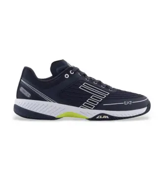unisex X8X242_XK438 Scarpe da tennis in argilla blu navy (36 3), Basso, Stringhe, Casual, Sportivo