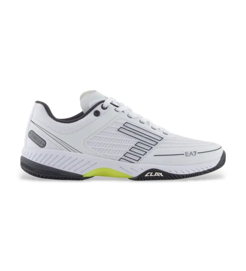 unisex X8X242_XK438 Scarpe da tennis in terra battuta bianca (38 3), Bianco, Basso, Stringhe, Casual, Sportivo