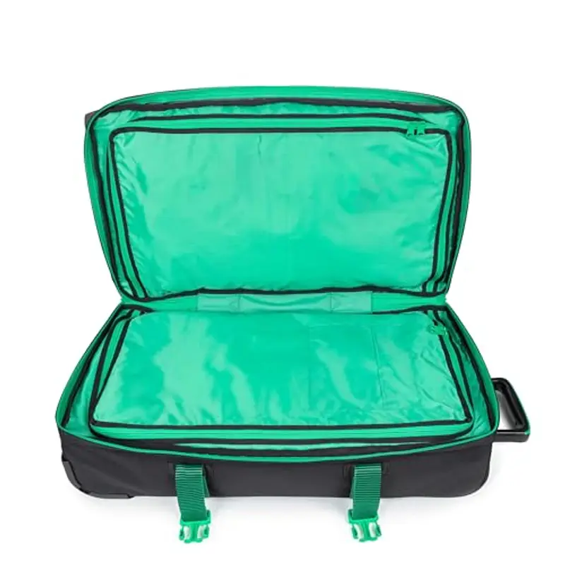 Eastpak TRANVERZ M Valigia, 67 x 35.5 x 30 cm, 78 L - Kontrast Stripe Black (Nero) miniatura 2