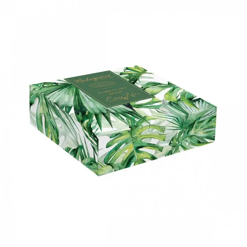 Ciotola In Porcellana Forma Foglia Leaves Light Green - Easy Life miniatura 2