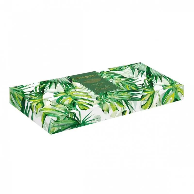 Foglia In Porcellana 39X16 Cm Leaves Light Green - Easy Life miniatura 2