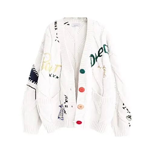 Ebossy Cardigan Donna Bianco 3506594