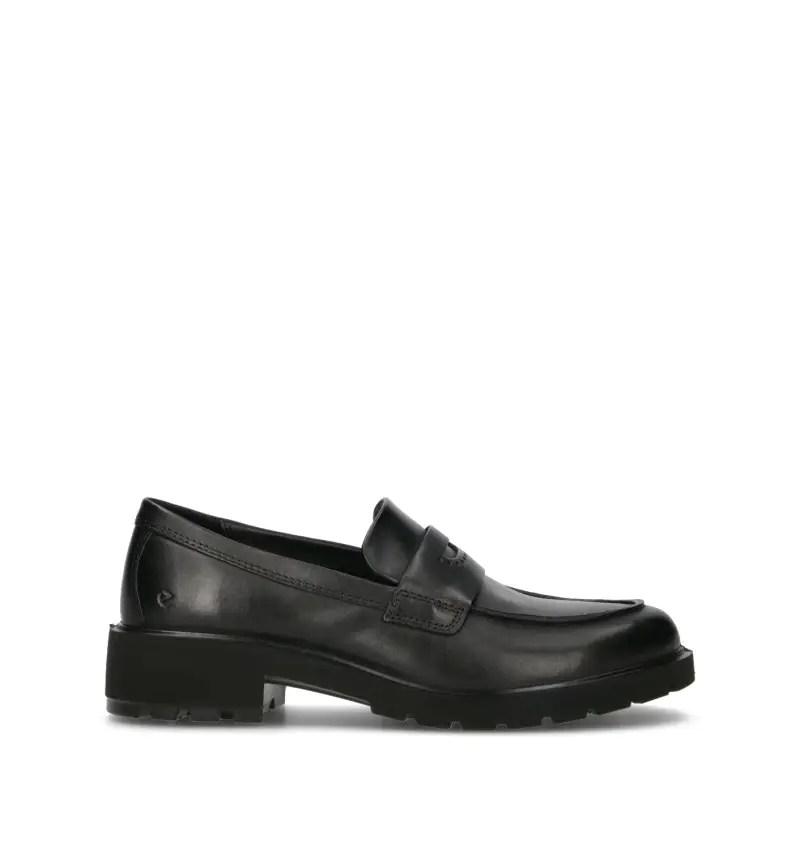 Mocassino uomo nero in pelle Vario