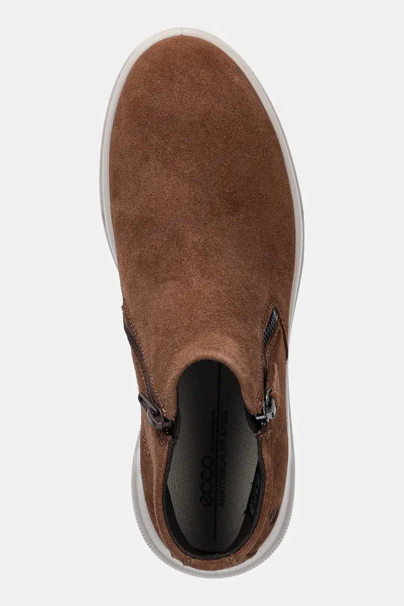 scarpe in camoscio Move Zip Bootie donna colore marrone 223823-05034 miniatura 4