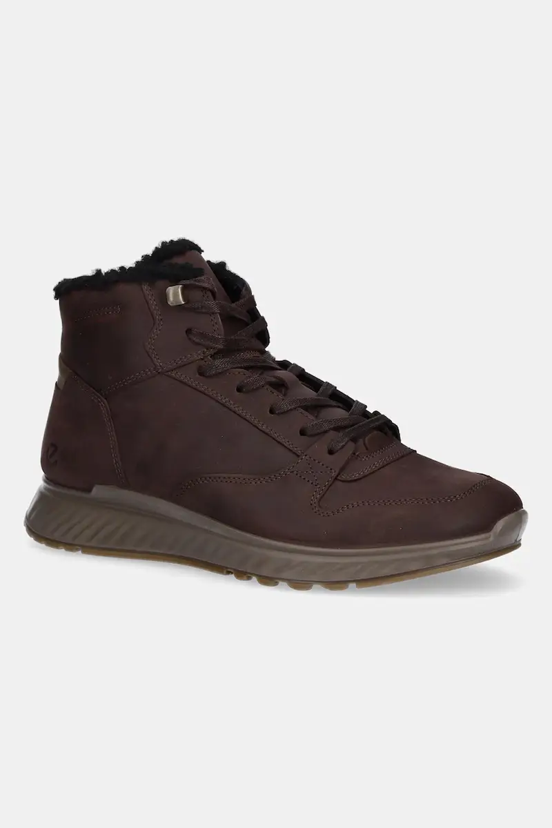 scarpe in nubuck Exostride Mid Warm uomo colore marrone 835414-02178
