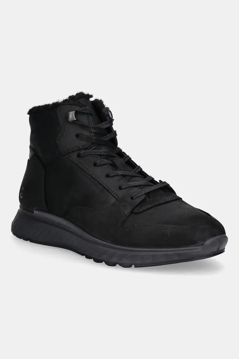scarpe in nubuck Exostride Mid Warm uomo colore nero 835414-02001