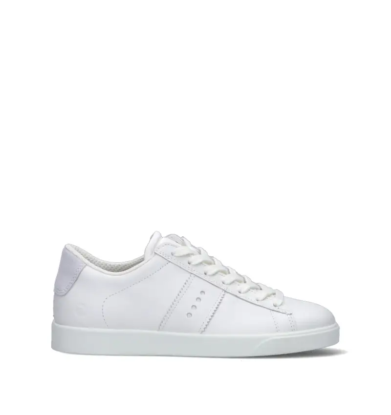 Sneaker donna bianca in pelle Vario