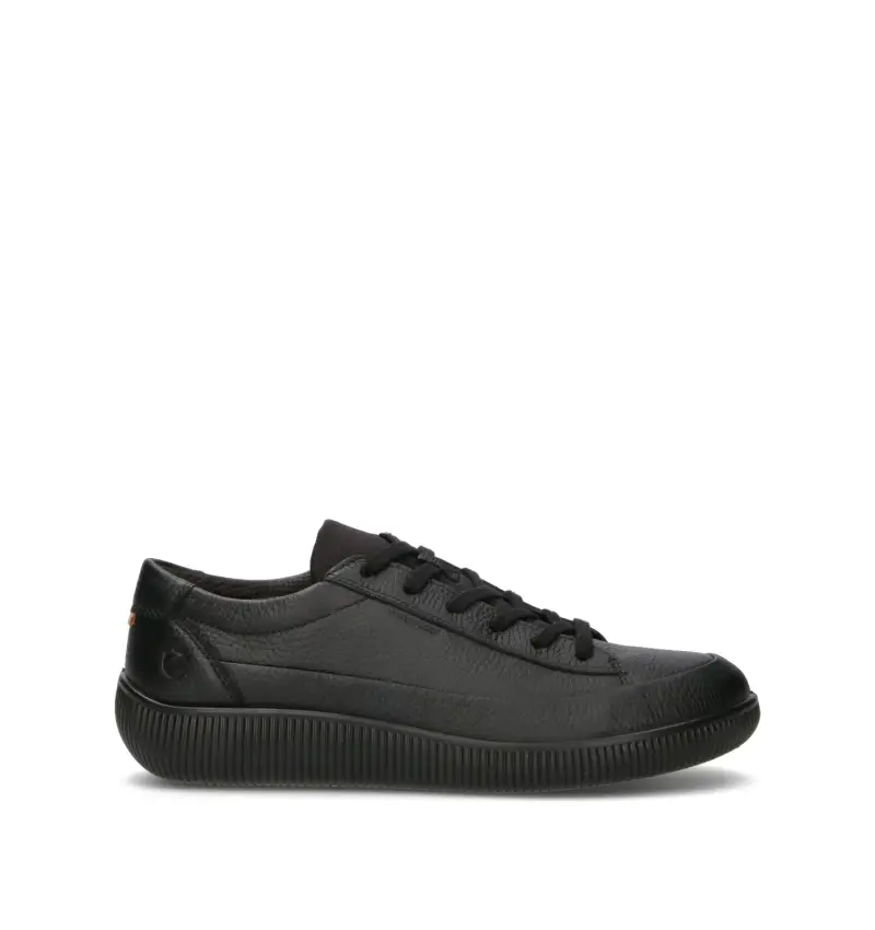 Sneaker uomo nera in pelle Vario