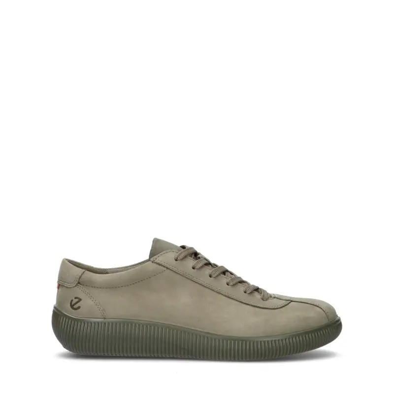 Sneaker uomo verde in nabuk Vario