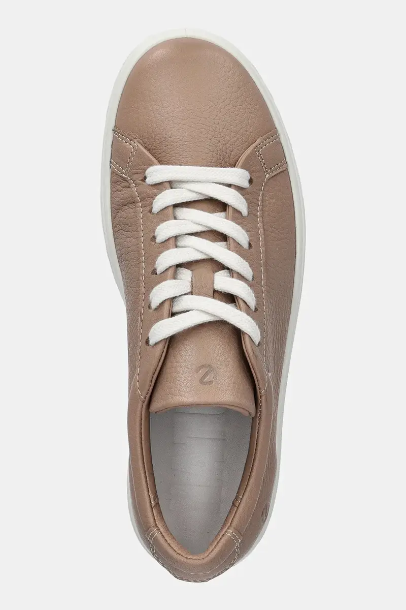 sneakers in pelle Soft donna colore marrone 219203-01084 miniatura 4