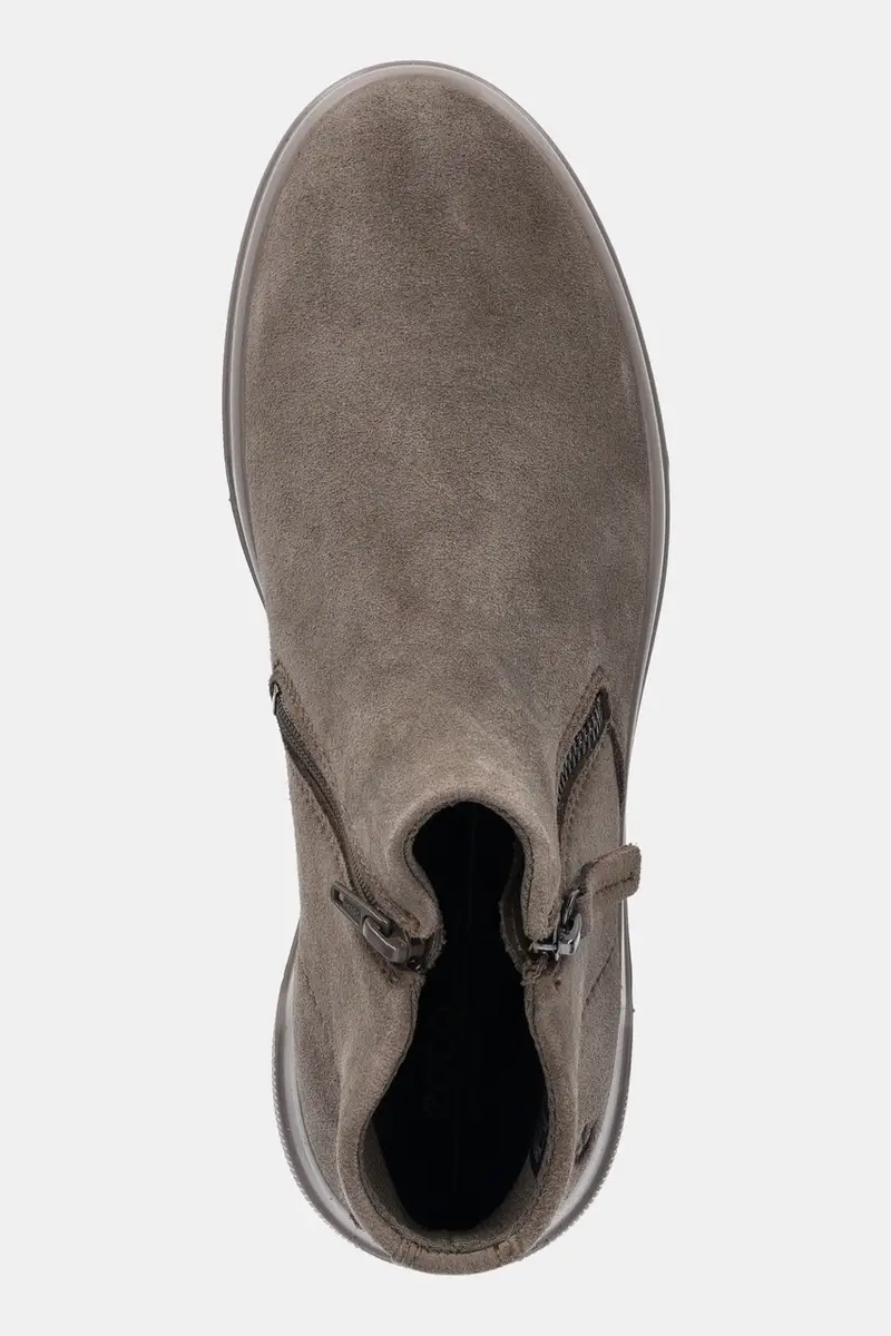 stivaletti alla caviglia in camoscio Move Zip Bootie donna colore beige 223823-05559 miniatura 4