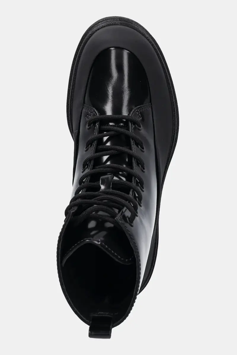 stivaletti alla caviglia in pelle Grainer Dress colore nero 214853-01001 miniatura 4