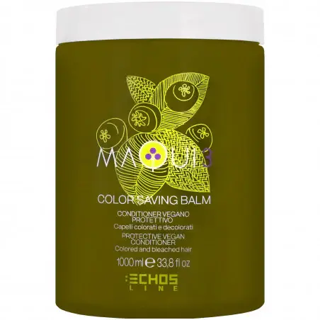 Maqui 3 Color Saving Balm Conditioner - balsamo vegetale per capelli colorati, 1000 ml