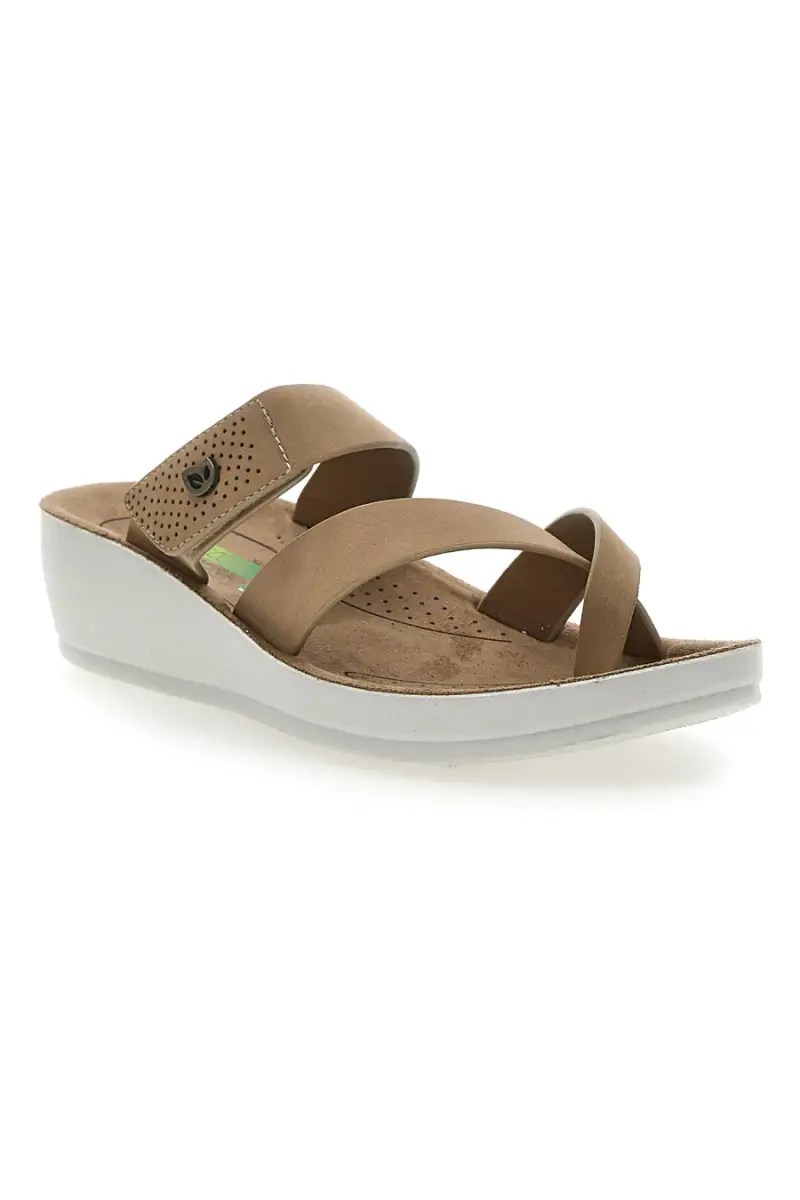 Ciabatte con Infradito Taupe Eco Bio J532334 [TAUPE] miniatura 2