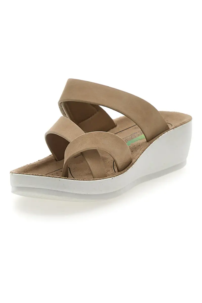 Ciabatte con Infradito Taupe Eco Bio J532334 [TAUPE] miniatura 4