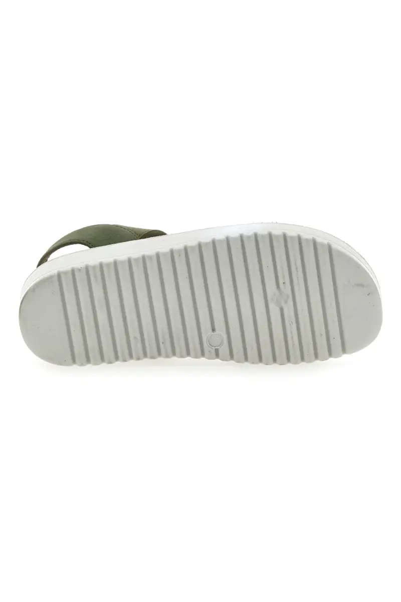 Sandali con Elastico Verde Eco Bio J526201 [OLIVE] miniatura 5