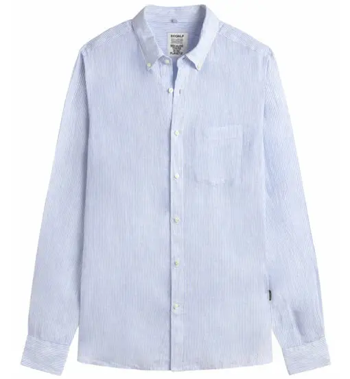 Adan - camicia maniche lunghe - uomo Blue