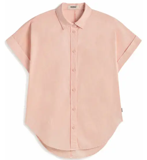 Isabel W - camicia maniche corte - donna Light Pink