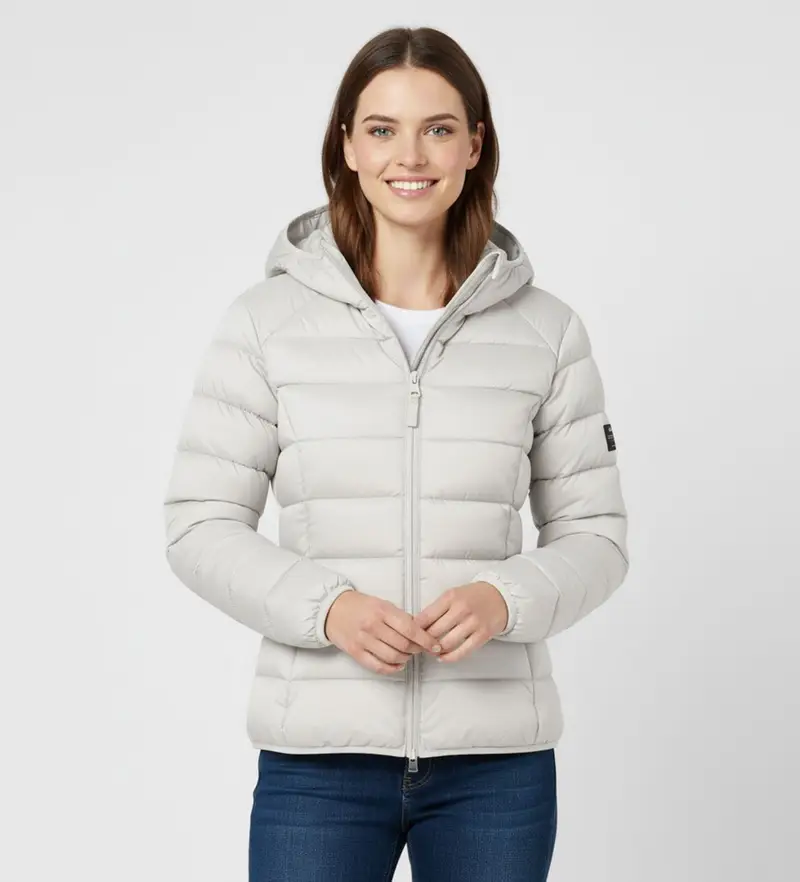 per donna MCWGAJKASPEN0987W25-292 Giacca Aspen bianco sporco (XS), Casual, Polister riciclato, Sostenibile