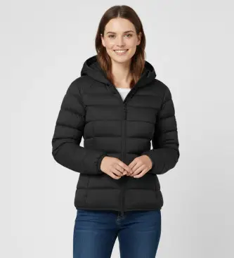 per donna MCWGAJKASPEN0987W25-319 Giacca nera Aspen (S), Nero, Casual, Polister riciclato, Sostenibile