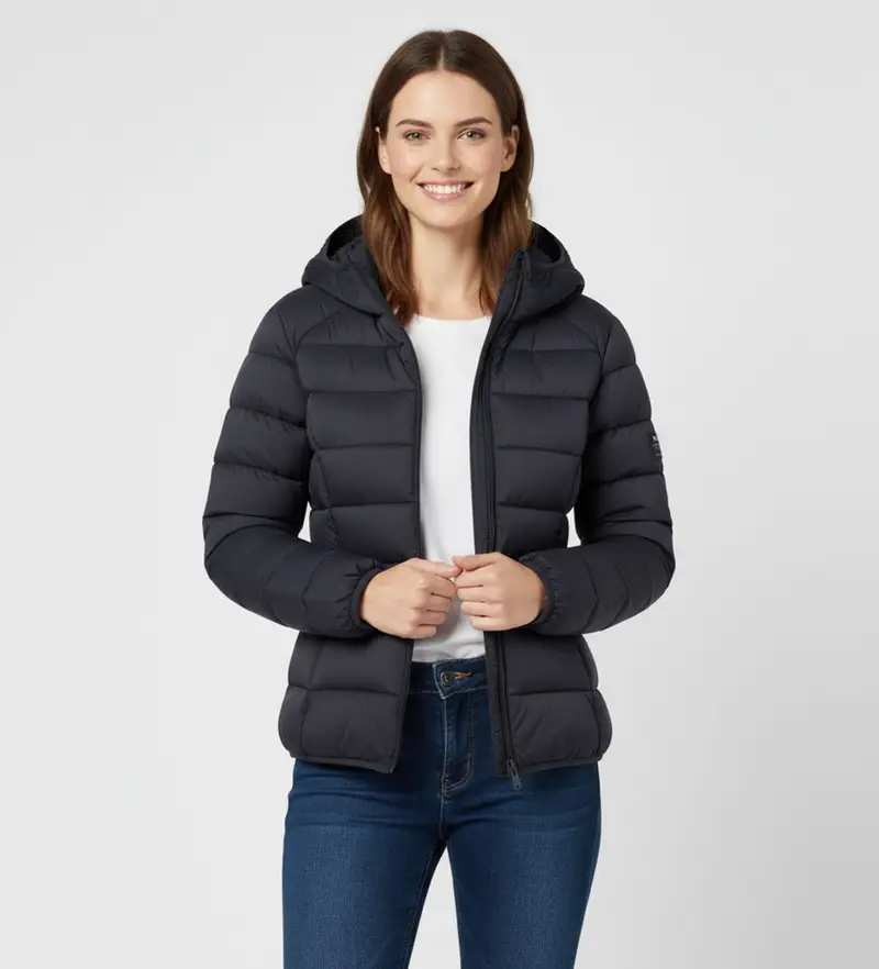 per donna MCWGAJKASPEN0987W25-429 Giacca blu navy Aspen (L), Casual, Polister riciclato, Sostenibile