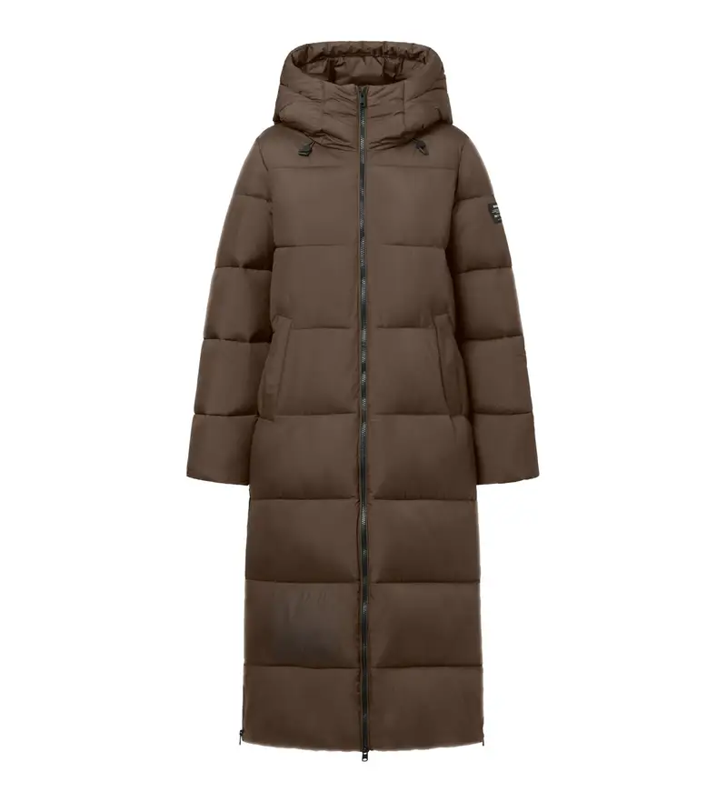 per donna MCWGAJKBINAI0987W24-229 Cappotto Binaia marrone (XS), Casual, Polister riciclato, Sostenibile