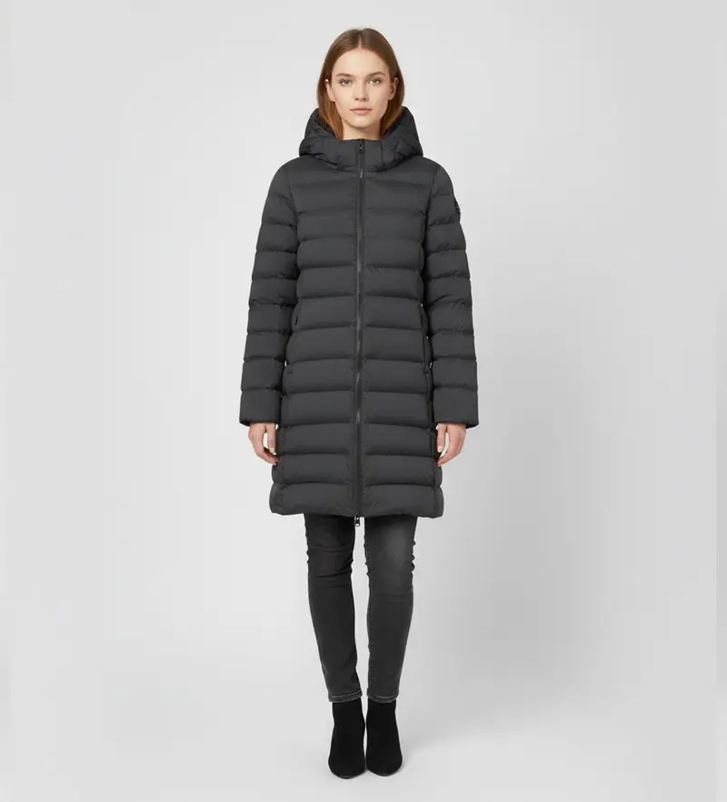 per donna. MCWGAJKCRONU0987W25-319 Cappotto nero Cronulla (XS), Casual, Polister riciclato, Sostenibile