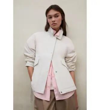 per donna MCWGAJKMAJOR0410S26-998 Giacca beige importante (XS), Casual, Poliamide, Sostenibile