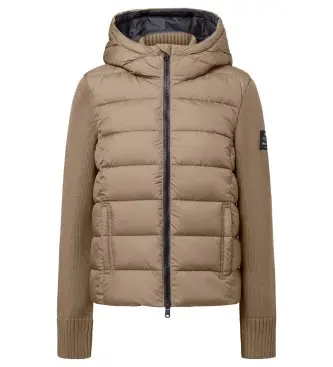 per donna MCWGAKNDENAL0987W24-533 Giacca Denali marrone (S), Casual, Polister riciclato, Sostenibile