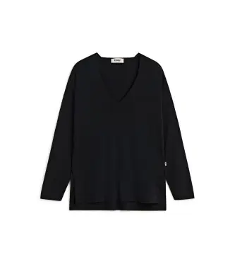 per donna MCWGAKNGRACI0665S25-319 Maglione Gracili nero (L), Casual, Lyocell, Sostenibile