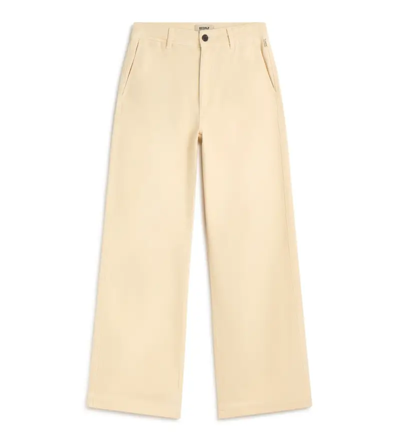 per donna MCWGAPAVALLS0186S25-052 Pantaloni gialli Valls (38), Casual, Giallo, Cotone, Sostenibile