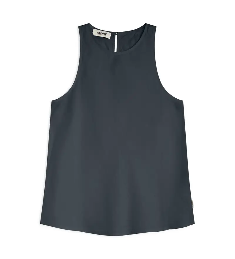 per donna MCWGASRJAZZ00710S25-316 Camicia jazz grigia (XS), Casual, Grigio, Lino, Senza maniche / cinghie, Sostenibile